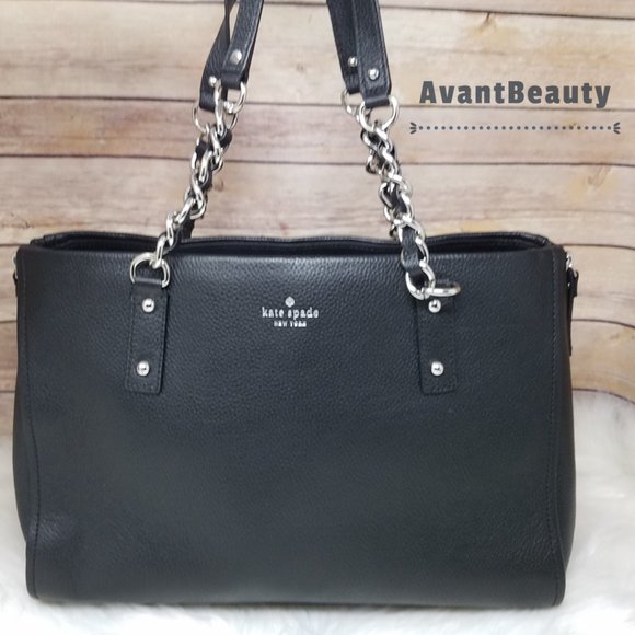 Kate Spade Andee Cobble Hill Black Shoulder Tote - Picture 2 of 16